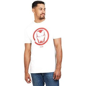Marvel heren Iron Man Emblem-Mens XLG T-shirt, wit (wit wit), X-Large