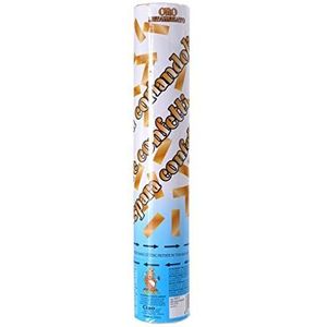 Party Popper kanonschietbuis confetti (30 cm), goud