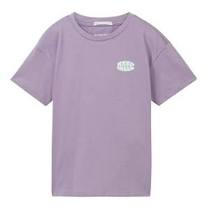 TOM TAILOR T-shirt voor jongens, 34604 - Dusty Purple, 128/134 cm