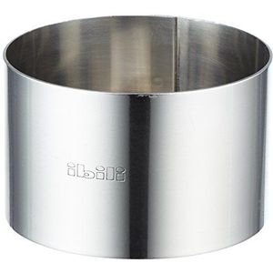 Ibili Clasica Dessertring, taartring, taartring, rond, 7 cm diameter, 4,5 cm hoog, 1 stuk