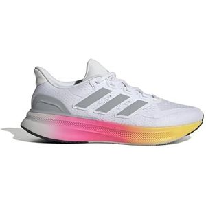 adidas Ultrabounce 5 hardloopschoenen voor heren, Cloud White/Halo Silver/Core Black, 13,5 UK, Wolk Wit Halo Zilver Kern Zwart, 49 1/3 EU