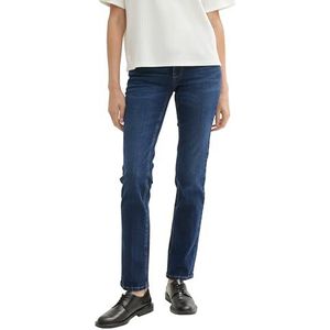 TOM TAILOR Alexa Straight Jeans voor dames, Alexa Straight, 10282 - Dark Stone Wash Denim, 30W / 32L