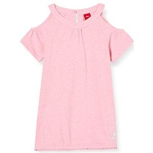 s.Oliver T-shirt voor meisjes, 44, w6, roze melange, 104/110 cm