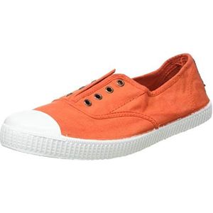 victoria Dames enkelriempje 106623-WOMEN Plimsoll 1915 GEBRUIKT Canvas DREC & elastiek, oranje, 42 EU