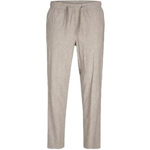 JACK & JONES Jpstace Jjbreeze Linen DEK Herenbroek van linnen, Cord/detail: gemêleerd, M