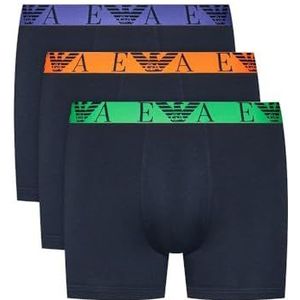 Emporio Armani Heren 3-Pack Boxerslip, Marine/Marine/Marine, XL, Marien/Marine/Marine, XL