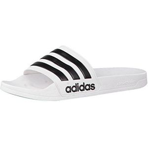 adidas Adilette Shower heren Teenslipper Douche- en badschoenen, Footwear White Core Black Footwear White, 36 EU