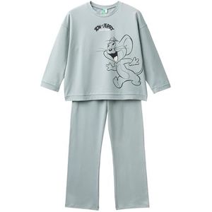 United Colors of Benetton Pijama meisjes set, Grijs, 90 cm