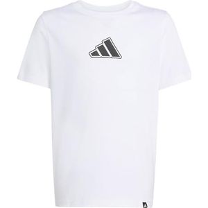 adidas - Junior T-shirt - Katoen - Wit - Anime-Print