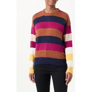 Armor Lux Deauville gestreepte trui in 6 kleuren, Paars Kwarts/Seal/Sequoia, L