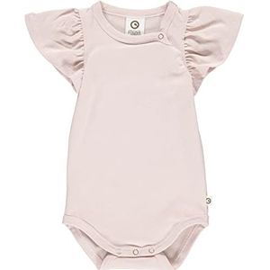 Müsli by Green Cotton Babymeisjes Cozy Me Frill S/S Body and Toddler Training Underwear, Rose Maan, 68 cm