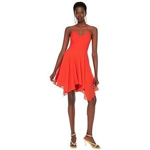 Trendyol Jurk - Oranje - Mini, ORANJE, 64