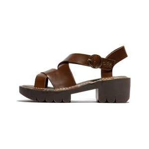 Fly London Damessandalen Eria536fly, Kameel., 40 EU