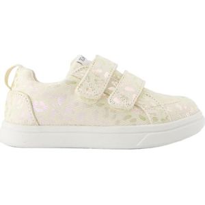 TOMS Meisjes Cruz dubbele riem haak en lus sneaker, Natuurlijke iriserende luipaard, 10 UK Child