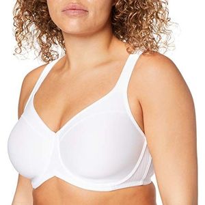 Triumph Modern Soft+Cotton W01 Minimizer BH voor dames, wit, 80D