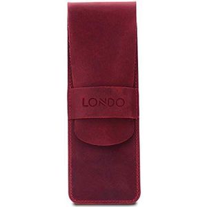 Londo Lederen Etui - Pencil Pouch (Rood)
