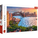 Trefl - Sydney, Australië - Puzzle 1000 Elements - Stadspanorama, Schilderachtige Baai, DIY Puzzel, Creatief Vermaak, Leuke, Klassieke Puzzels voor Volwassenen en Kinderen Vanaf 12 Jaar