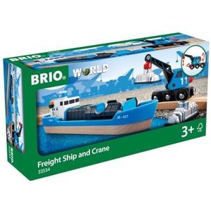 BRIO Containerschip met kraanwagen - 33534