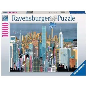 Ravensburger Puzzle 17594 - Das ist New York - 1000 Teile Puzzle für Erwachsene ab 14 Jahren