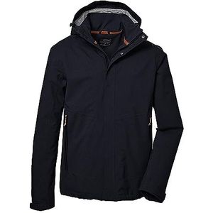 killtec Heren Functioneel jack/outdoorjack met afritsbare capuchon KOS 53 MN JCKT, dark navy, L, 41333-000