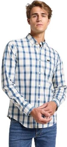 Lee - Button Down - Overhemd - Orion Blue - Lange Mouwen