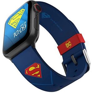 DC Comics - Superman Tactical Smartwatch Strap - officieel gelicentieerd, compatibel met elke maat en serie Apple Watch (horloge niet inbegrepen)