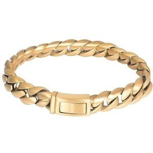 iXXXi Men Roestvrij stalen Heren armband Lombok Goud Mat | 20cm