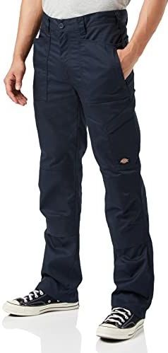 Dickies, heren, ACTION FLEX BROEK, MARINEBLAUW, 30W/32L