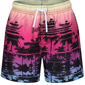 RIPT Essentials Jongenszwemshort Quick Dry UV 50 Zonbescherming Peach Finish Zwemshort Trunks, Roze, 7-8 Jaren