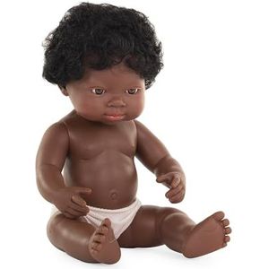 Babypop Afrikaanse jongen 38cm-31053