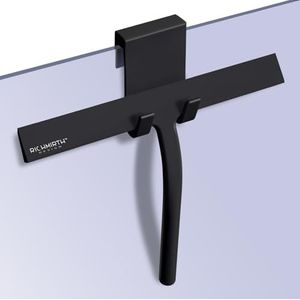 Siliconen Rubber Blade Doucheschijker 11 inch in Breedte Raamwisser Auto Zuiger Badkamer Zuiger Badkamer Douche Zuigmond Helder Glas Wandreiniger voor Douche, Glas, Venster met Siliconen Haak