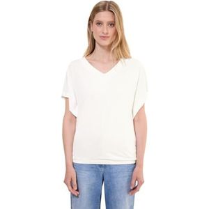 Cecil T-shirt voor dames, Vanilla White, XXL