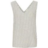 Shirt 'Milia' - Gestreept - V-hals - Mouwloos - Normale Pasvorm