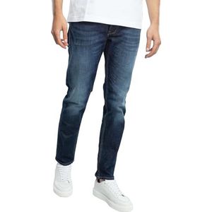 Replay Heren Regular Slim Fit Jeans Willbi, 007, donkerblauw, 34W x 34L