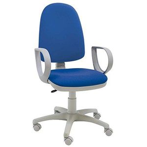 Silla Express Torino draaistoel met armleuningen, 60 x 60 x 94 cm, blauw