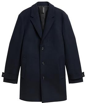 TOM TAILOR Heren 1046987 wollen jas, 10668-Sky Captain Blue, XXL, 10668 - Sky Captain Blue, XXL