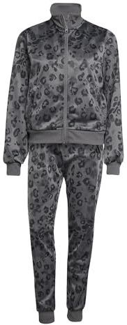 adidas - Essentials Feelcozy AOP - Trainingspak - Dames - Luipaardprint