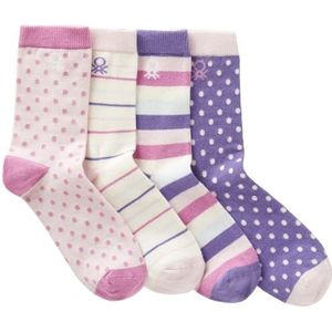 United Colors of Benetton Sokken (4 paar), Veelkleurig., 10 anni