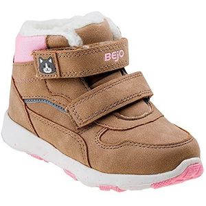 Bejo - Eladio - Sneeuwlaarzen - Zwart - PU, Fleece, Eva, TPR-Rubber