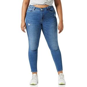 ONLY Dames jeans stretch broek ONLWauw Life Skinny, blauw, 34 NL/XL
