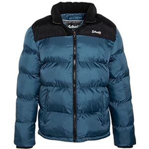Schott NYC Utah Uniseks donsjack, Staal Blauw, S