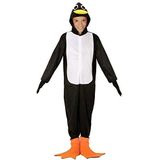 Widmann - Kinderkostuum pinguïn, overall met capuchon en masker, carnaval, themafeest