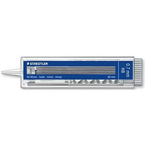 Staedtler 255 07-HB Mars Micro vullingen, 40 stuks, stiftdiameter 0,7 mm, HB