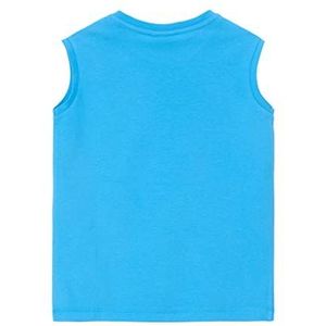 s.Oliver Junior Boy's T-shirt, mouwloos, blauwgroen, 92/98, blauwgroen, 92/98 cm
