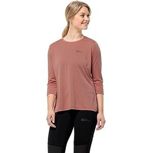 Jack Wolfskin Crosstrail 3/4 T W Wandelshirt, Blush Powder, S dames, blush poeder, S