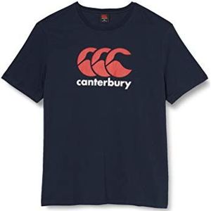 Canterbury - CCC Logo - T-shirt - Marineblauw - Ronde Hals