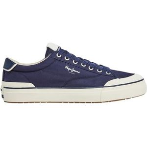 Pepe Jeans Heren Ben Basic Sneaker, Blauw (Navy), 8 UK, Blauw marine, 42 EU