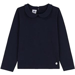 Petit Bateau T-shirt met lange mouwen voor meisjes, Smoking Blauw, 8 Jaren