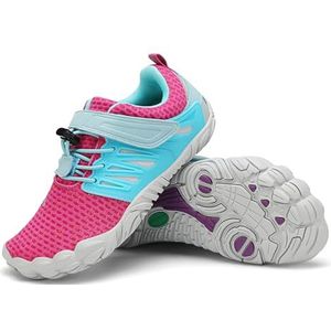 SAGUARO Blotevoetenschoenen voor kinderen, blotevoetenschoenen, ademende badschoenen voor jongens en meisjes, maat 24-36, roze/rood (rose/red), 31 EU