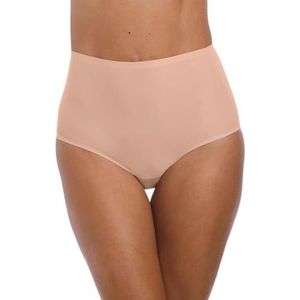 Fantasie Smoothease onderbroek voor dames, onzichtbaar, rekbaar, VPL-vrije slip, natuurlijk beige, Eén Maat grote maten